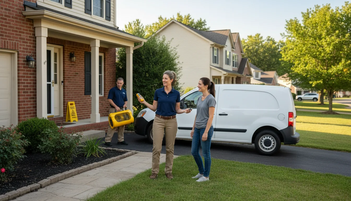 Water restoration image for Mold Remediation in Meriden, KS